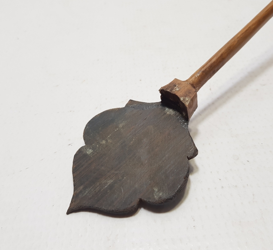 OSMANLI DÖNEMİ MEVLEVİ SİKKELİ AHŞAP TEKKE İŞİ YELPAZE