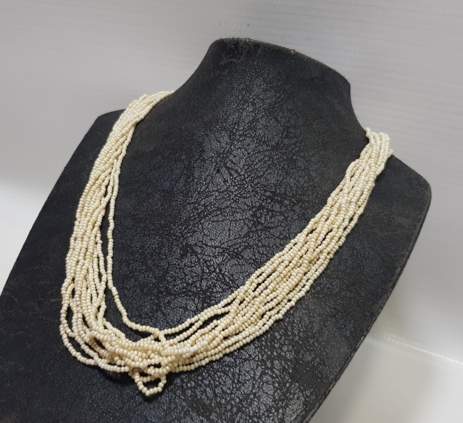 OSMANLI DÖNEMİ İNCİ FORMLU OPAL GERDANLIK