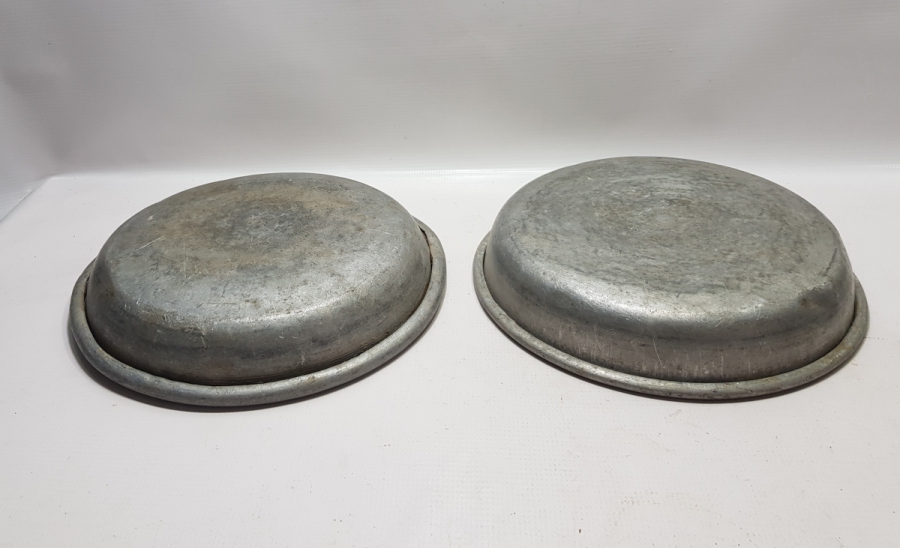 İKİ ADET ANTİKA TERAZİ KEFESİ