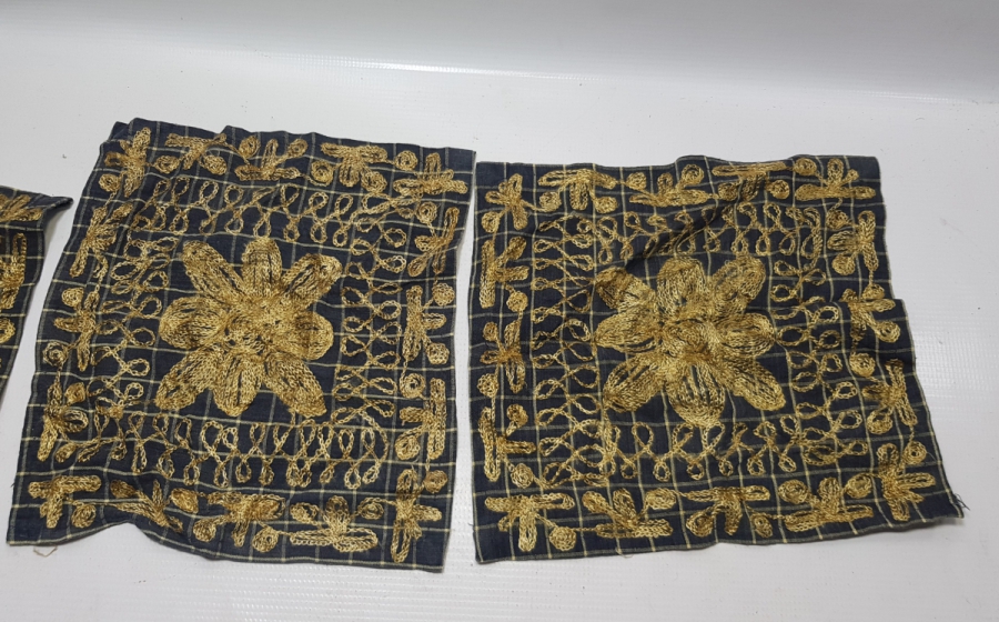 SUZENİ İŞÇİLİKLİ 3 ADET ANTİKA MENDİL