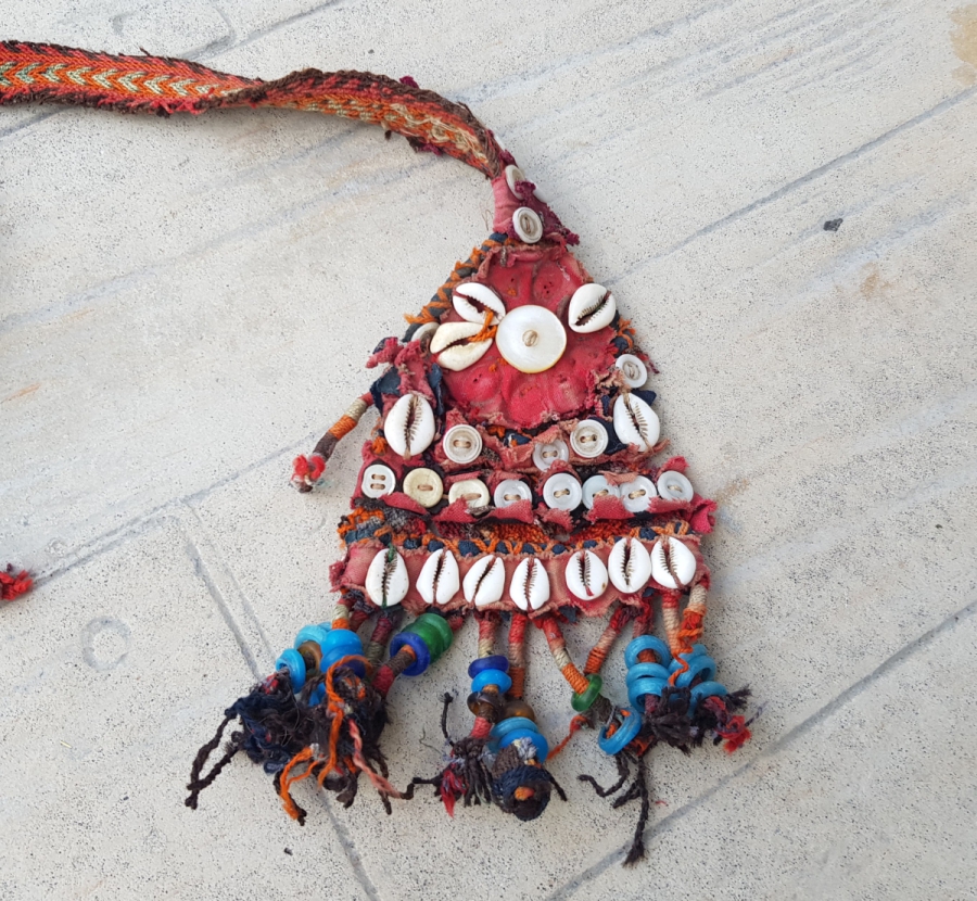 ÜZERİ YILAN BAŞLI OSMANLI DÖNEMİ TILSIMLI GELİN BEL KUŞAĞI