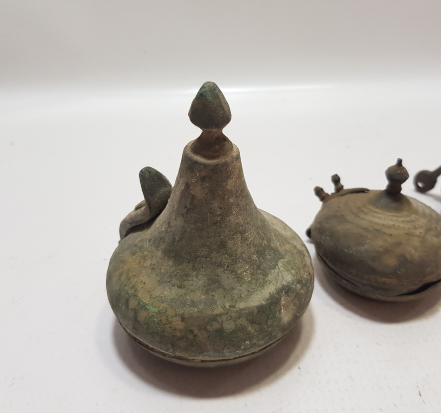 OSMANLI DÖNEMİ 3 ADET İBRİK KAPAĞI