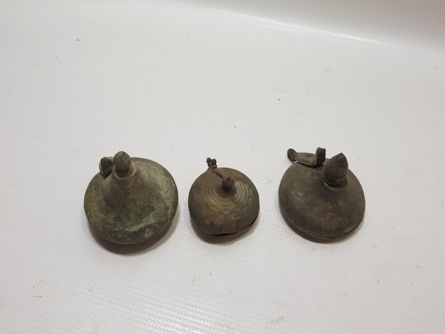 OSMANLI DÖNEMİ 3 ADET İBRİK KAPAĞI