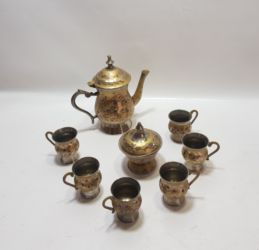 ÜZERİ İŞLEMELİ TAM TAKIM ANTİKA HİCAZ ZEMZEM TAKIMI