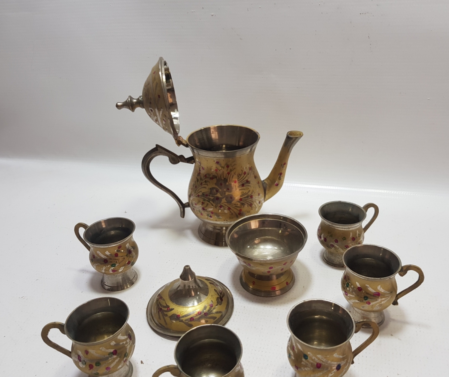 ÜZERİ İŞLEMELİ TAM TAKIM ANTİKA HİCAZ ZEMZEM TAKIMI