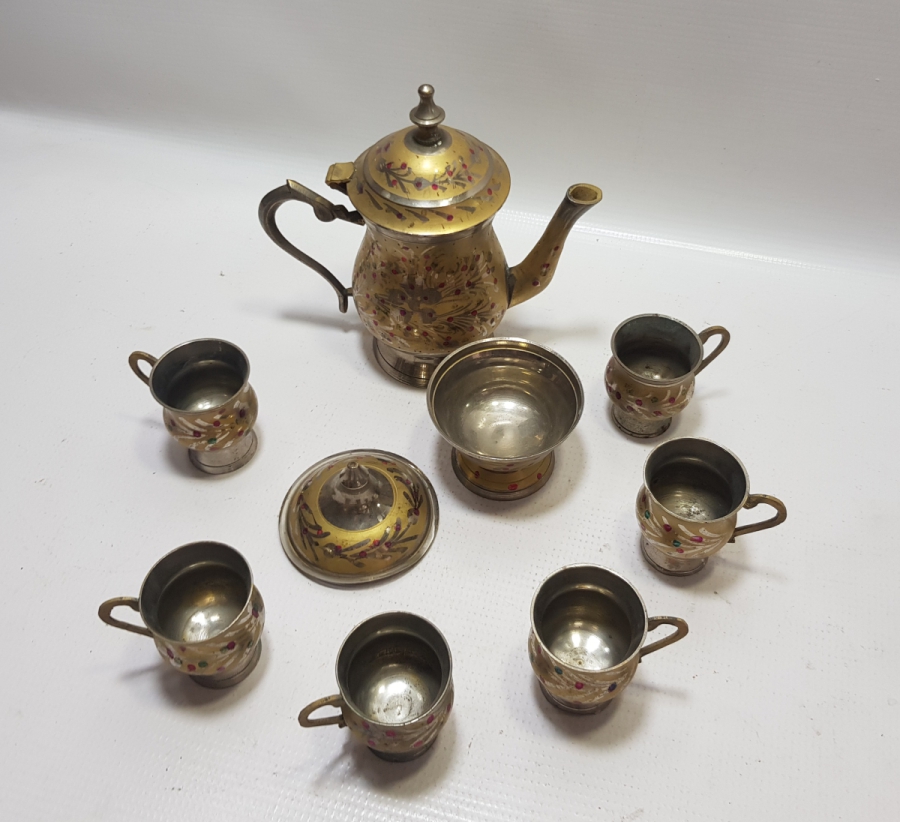 ÜZERİ İŞLEMELİ TAM TAKIM ANTİKA HİCAZ ZEMZEM TAKIMI