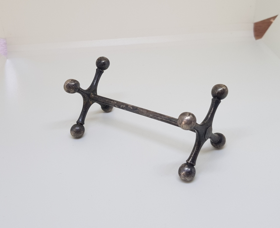 GÜMÜŞ KAPLAMA ANTİKA CHRISTOFLE ÇATAL KAŞIK STANDI