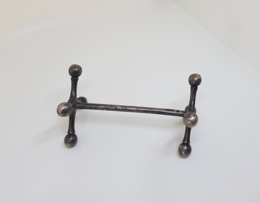 GÜMÜŞ KAPLAMA ANTİKA CHRISTOFLE ÇATAL KAŞIK STANDI