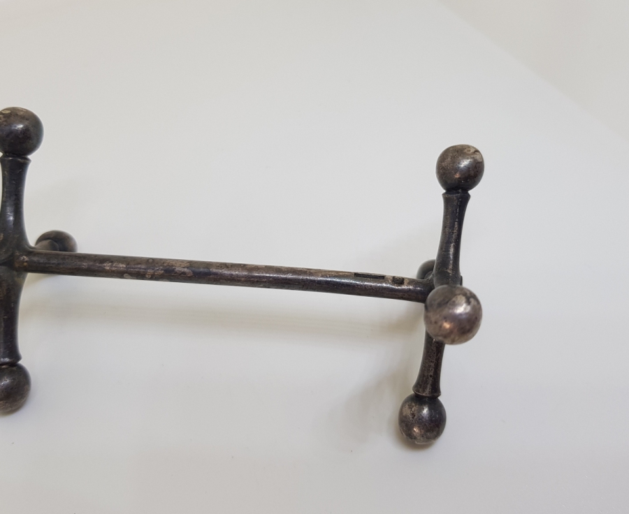 GÜMÜŞ KAPLAMA ANTİKA CHRISTOFLE ÇATAL KAŞIK STANDI