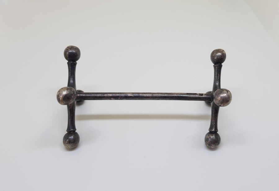 GÜMÜŞ KAPLAMA ANTİKA CHRISTOFLE ÇATAL KAŞIK STANDI