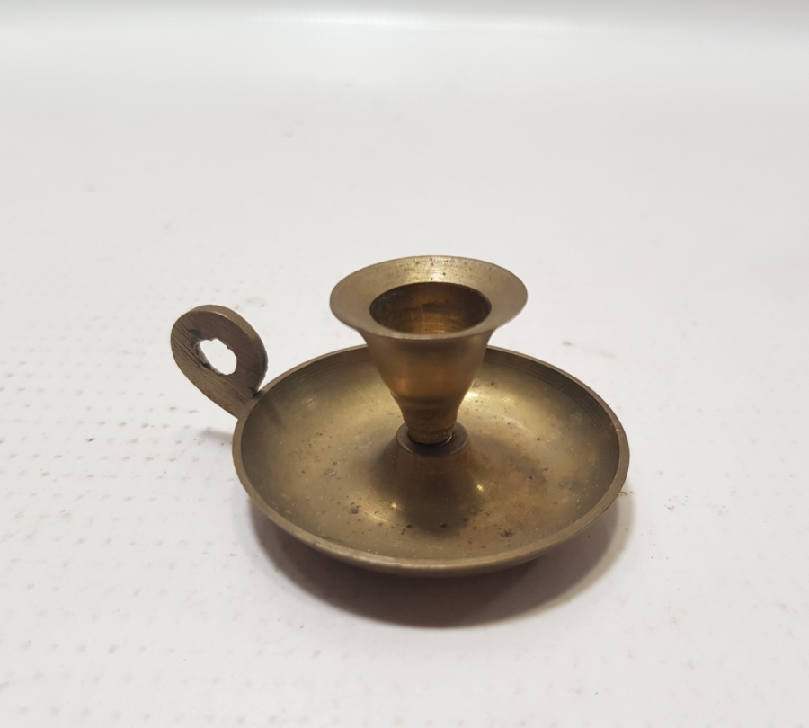 ANTİKA PİRİNÇ EL MUMLUĞU