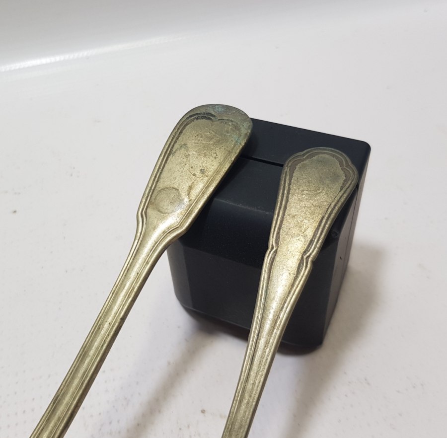 1. DÜNYA SAVAŞI DÖNEMİ GÜMÜŞ KAPLAMA İNGİLİZ SUBAY ÇATAL KAŞIĞI