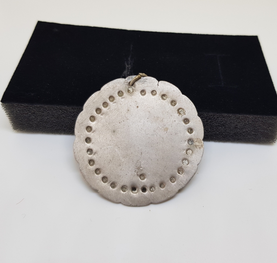 ÜZERİ TERS HİLALLİ OSMANLI DÖNEMİ GÜMÜŞ GELİN MAŞALLAHI