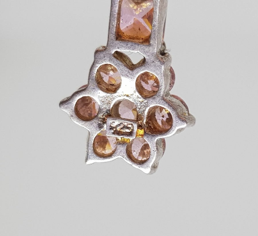 AQUAMARİN TAŞLI GÜMÜŞ KOLYE UCU