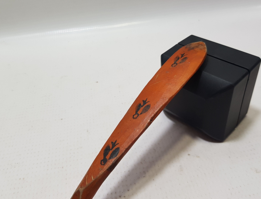 OSMANLI DÖNEMİ EL BOYAMA TAHTA KAŞIK