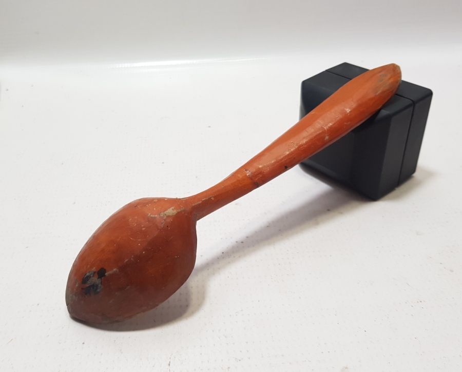 OSMANLI DÖNEMİ EL BOYAMA TAHTA KAŞIK