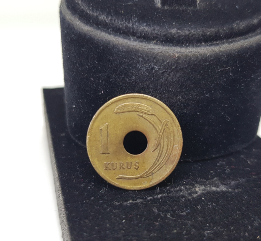 1949 YILI MEŞHUR DELİKLİ 1 KURUŞ