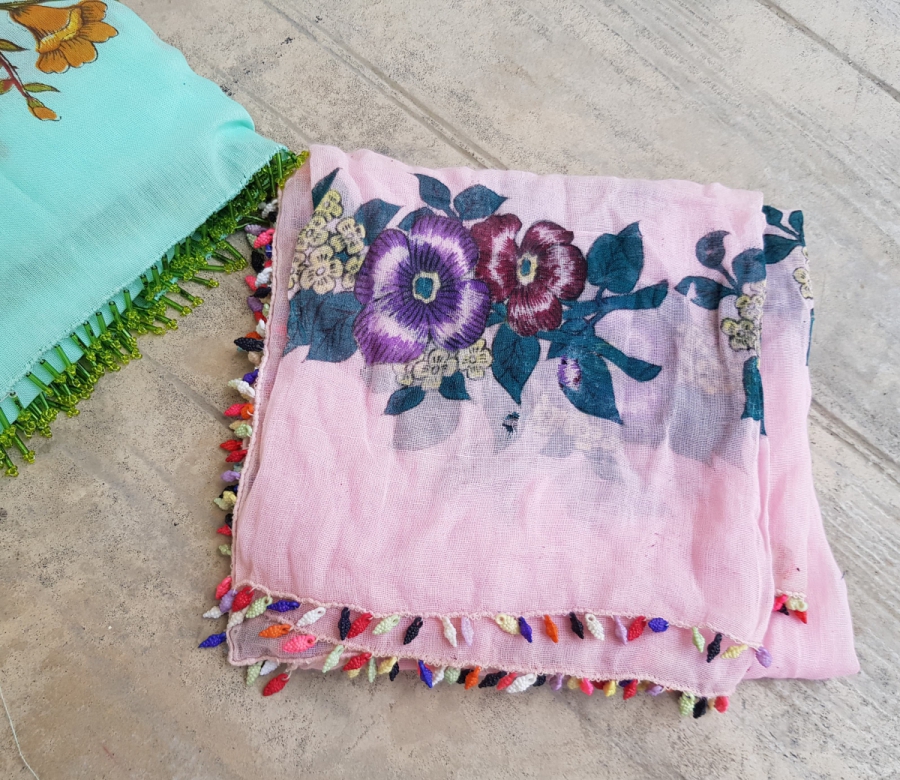 2 ADET ANTİKA OYALI YAZMA