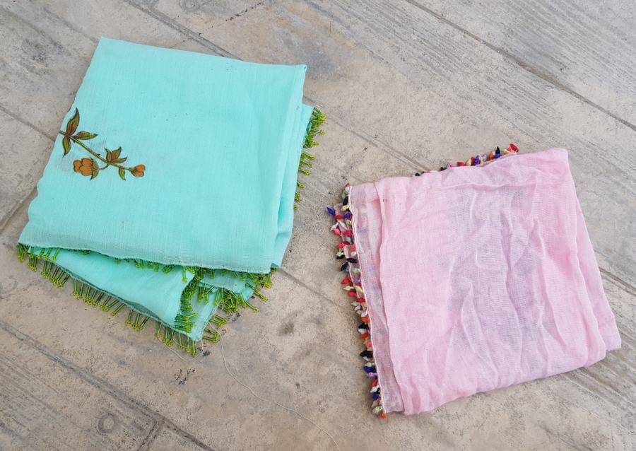 2 ADET ANTİKA OYALI YAZMA