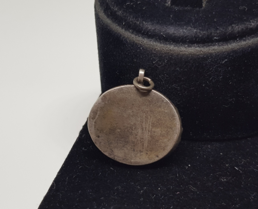 OSMANLI DÖNEMİ ÇOK NADİR MERCANLI GÜMÜŞ KOLYE UCU