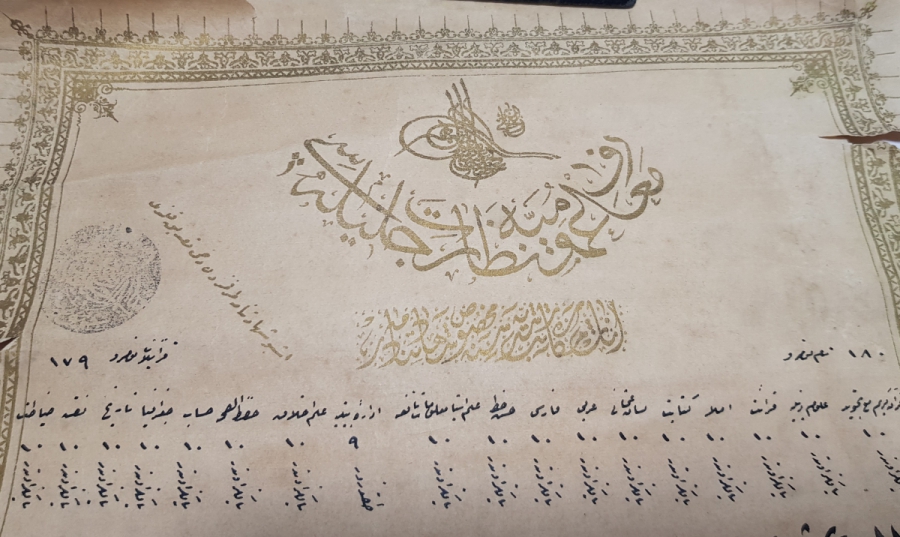 OSMANLI DÖNEMİ ÇOK NADİR KIZ MEKTEBİ ŞEHADETNAMESİ