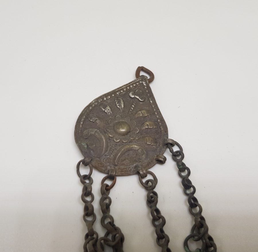 OSMANLI DÖNEMİ ARMUDİ FORMLU FES SÜSÜ