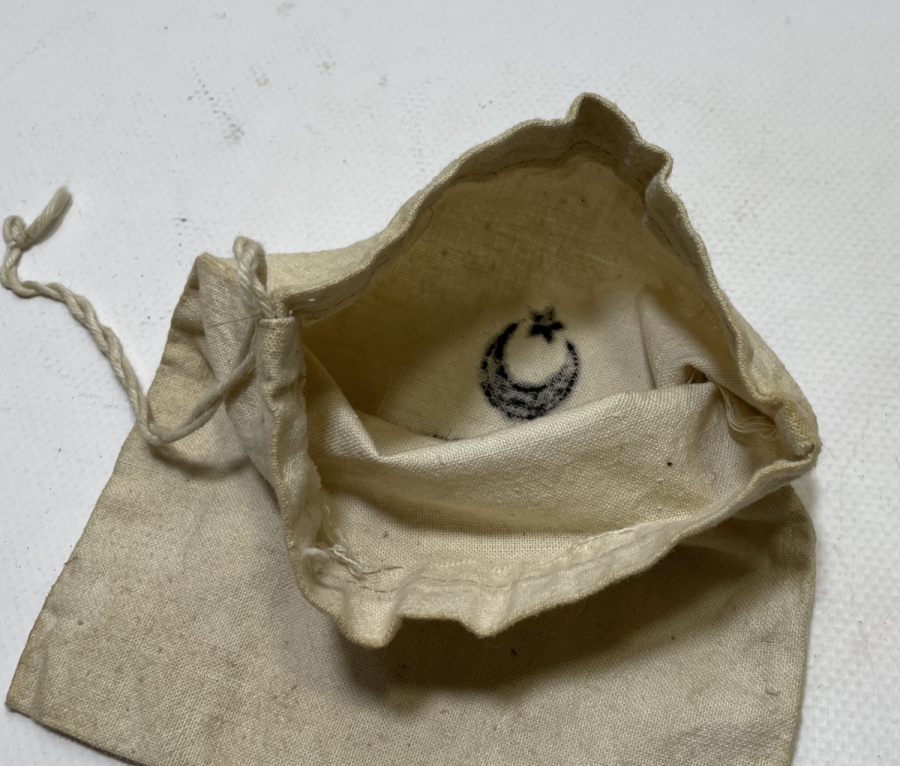 ÜZERİ OSMANLICA YAZILI ÇOK NADİR İŞ BANKASI PARA KESESİ