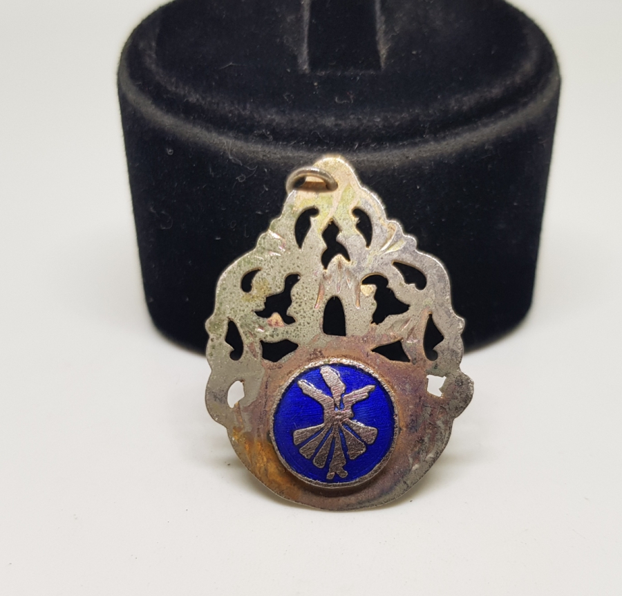 MEVLEVİ SEMAZEN GÖRSELLİ OSMANLI DÖNEMİ ARMUDİ FORMLU KOLYE UCU