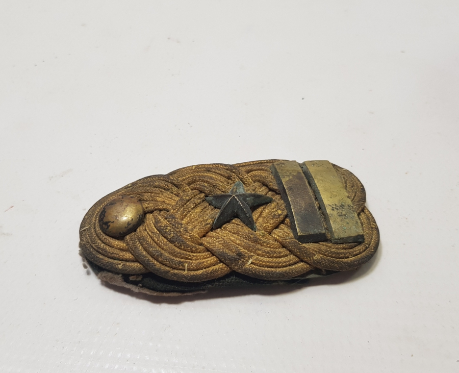 OSMANLI DÖNEMİ SIRMA İŞÇİLİKLİ SUBAY APOLETİ