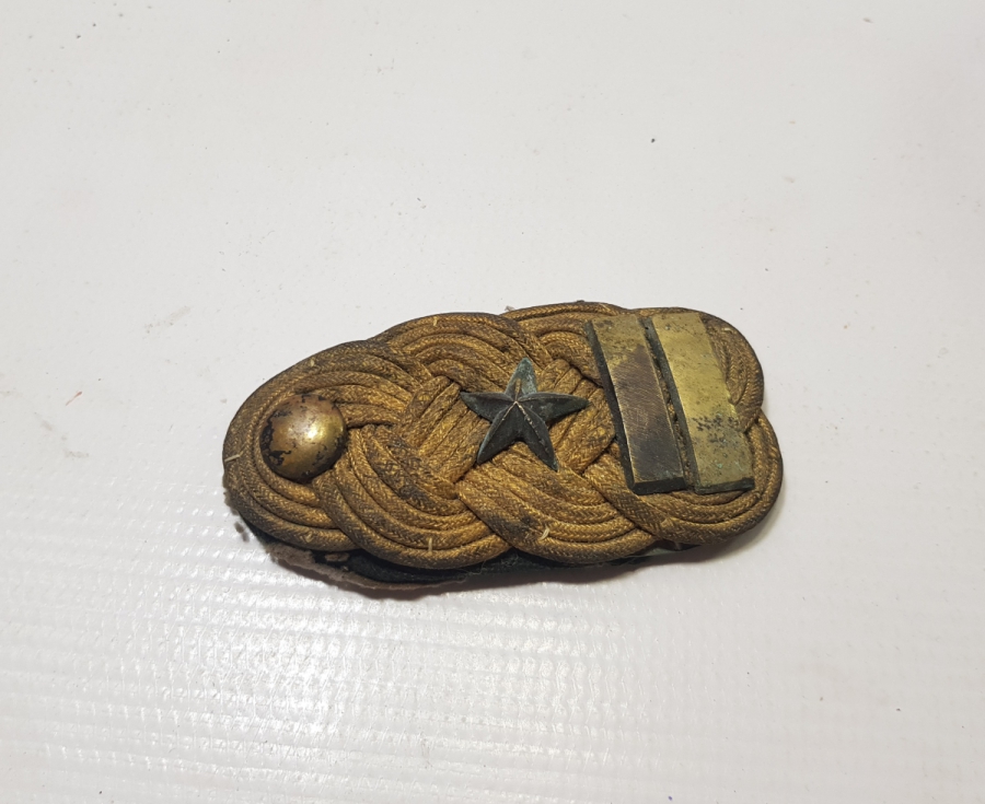 OSMANLI DÖNEMİ SIRMA İŞÇİLİKLİ SUBAY APOLETİ