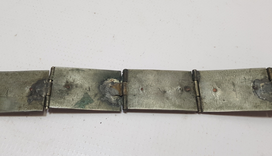 OSMANLI DÖNEMİ SAVATLI GÜMÜŞ VAN KEMERİ PARÇASI