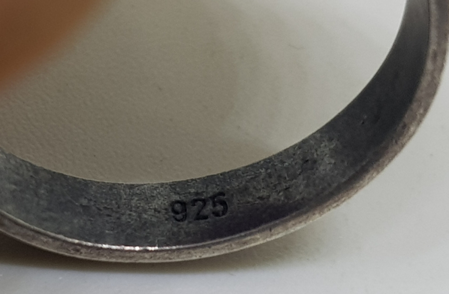 KABARTMA İŞÇİLİKLİ ÖZEL YAPIM GÜMÜŞ YÜZÜK