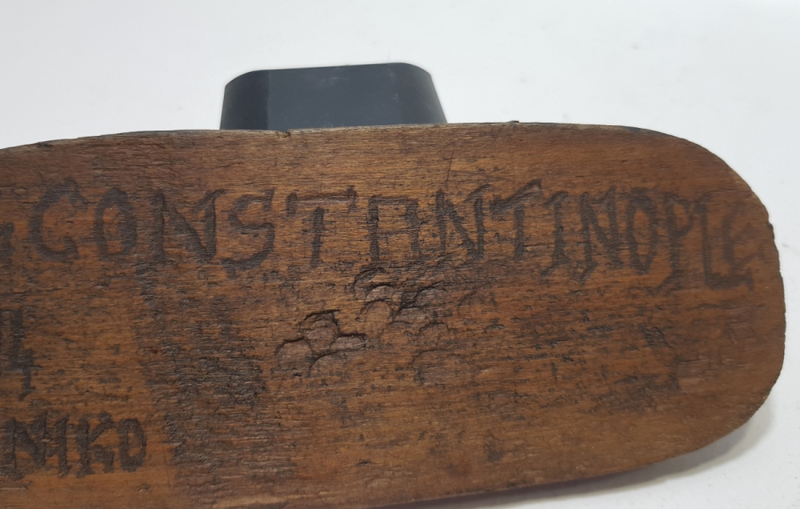 OSMANLI DÖNEMİ ÇOK NADİR AHŞAP MİNİ SAATÇİ TABELASI