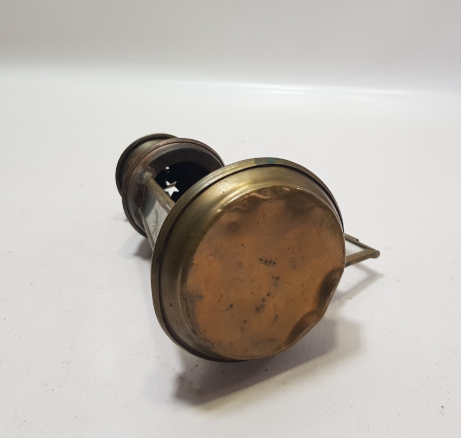 KRİSTAL KESME İŞÇİLİKLİ EL YAPIMI ANTİKA MUMLUK