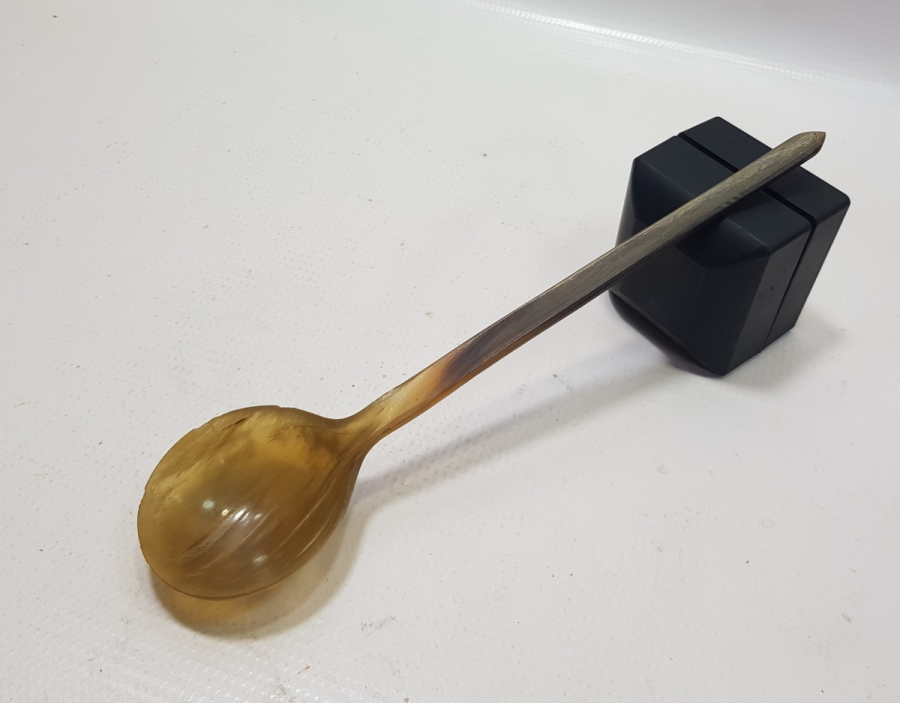 OSMANLI DÖNEMİ TEKKE İŞİ BOYNUZ HOŞAF KAŞIĞI