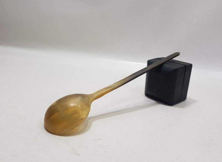 OSMANLI DÖNEMİ TEKKE İŞİ BOYNUZ HOŞAF KAŞIĞI