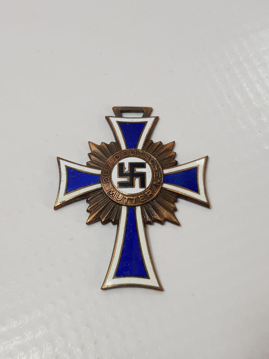 1938 NAZİ ALMAN ANNELİK ŞEREF MADALYASI