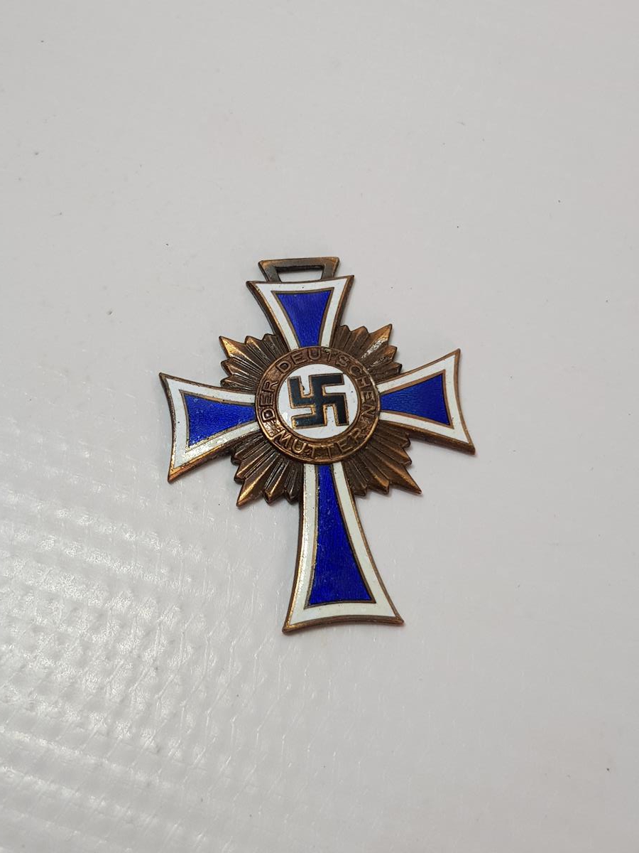 1938 NAZİ ALMAN ANNELİK ŞEREF MADALYASI