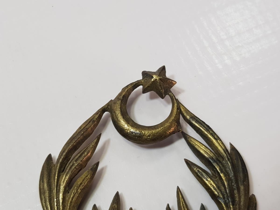 1. DÜNYA SAVAŞI DÖNEMİ OSMANLI PAŞASI ŞAPKA KOKARTI