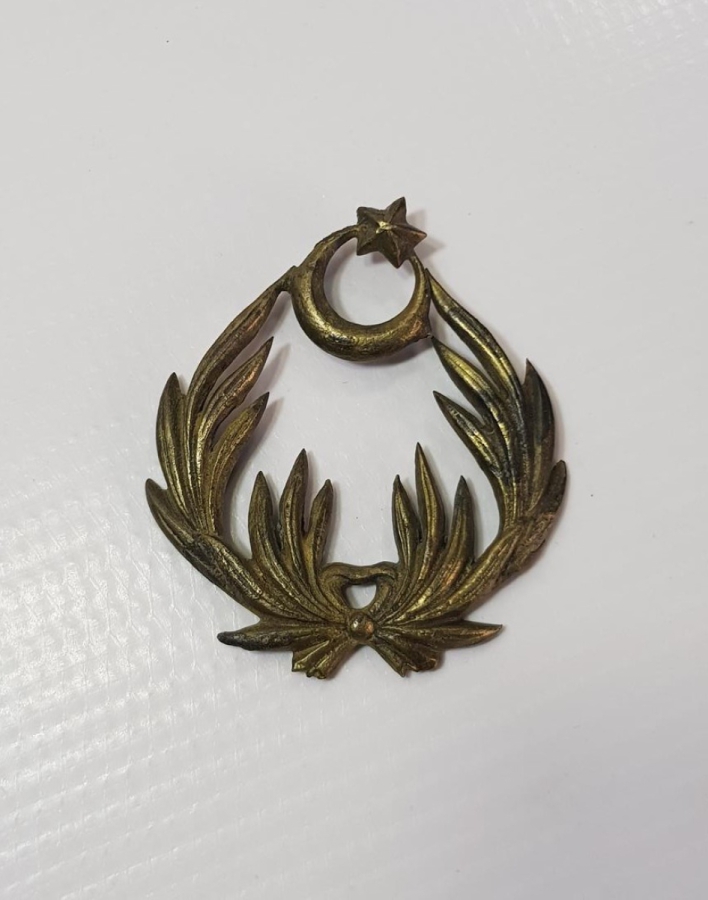 1. DÜNYA SAVAŞI DÖNEMİ OSMANLI PAŞASI ŞAPKA KOKARTI