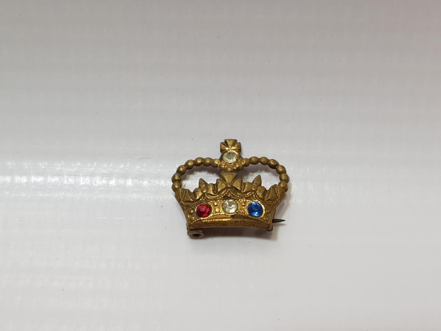 KRALİYET TACI FORMLU BROŞ