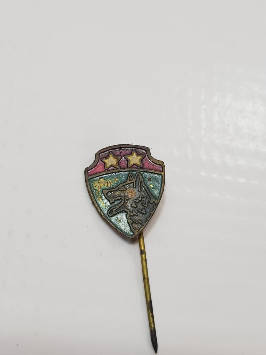 KORE SAVAŞI BOZKURT FİGÜRLÜ TÜRK SUBAY ROZETİ