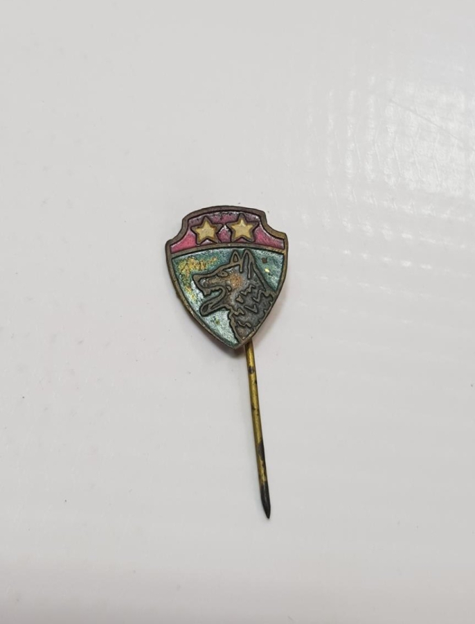 KORE SAVAŞI BOZKURT FİGÜRLÜ TÜRK SUBAY ROZETİ