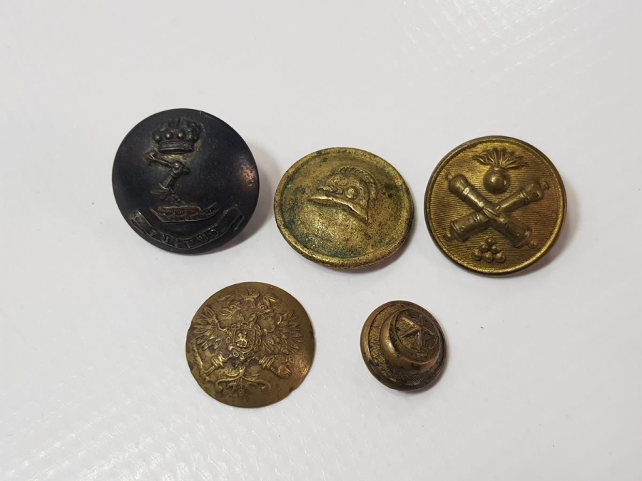 1. DÜNYA SAVAŞI DÖNEMİ NADİR SUBAY DÜĞMELERİ