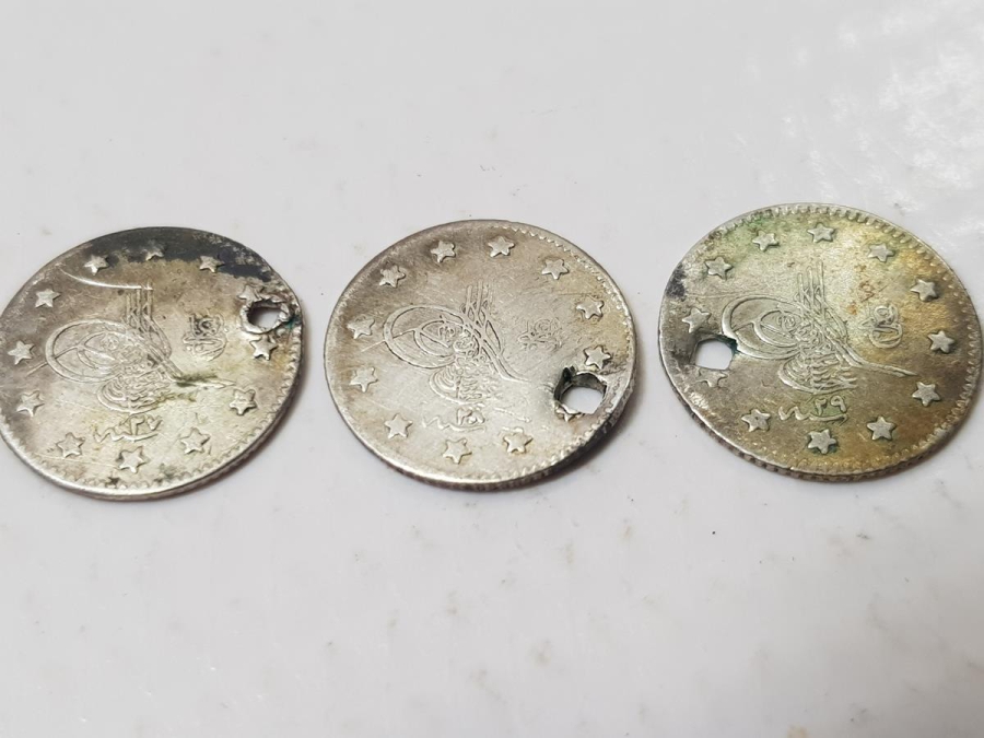 SULTAN ABDÜHAMİD HAN DÖNEMİ GÜMÜŞ 1 KURUŞLAR