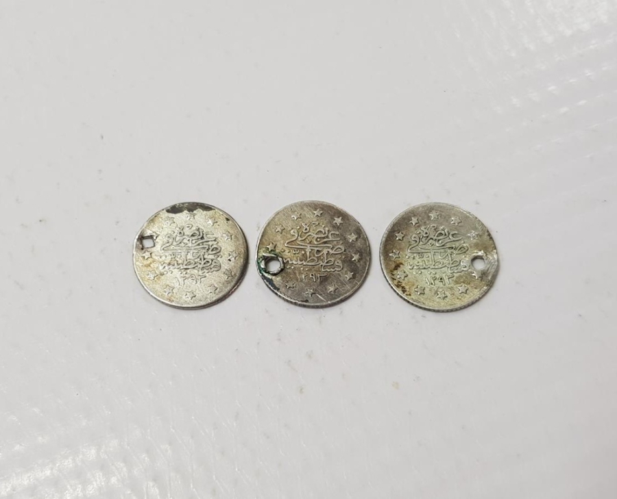 SULTAN ABDÜHAMİD HAN DÖNEMİ GÜMÜŞ 1 KURUŞLAR