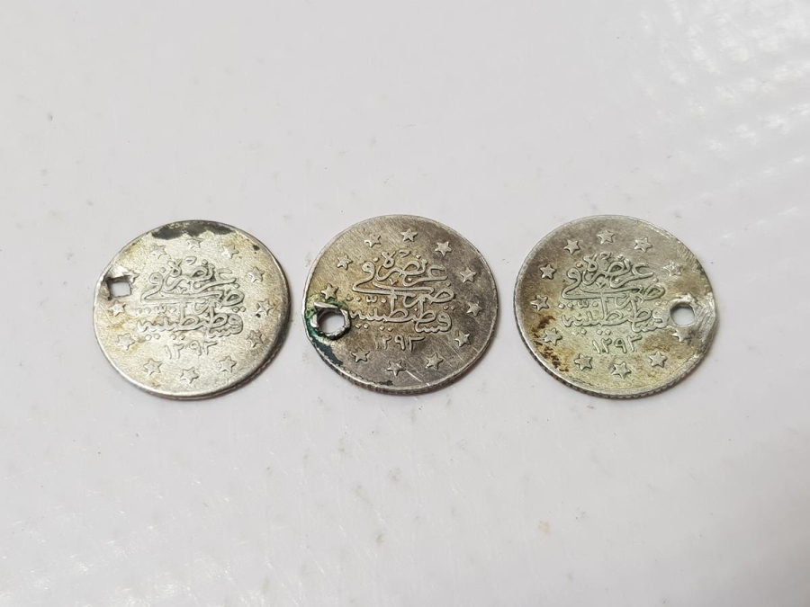 SULTAN ABDÜHAMİD HAN DÖNEMİ GÜMÜŞ 1 KURUŞLAR