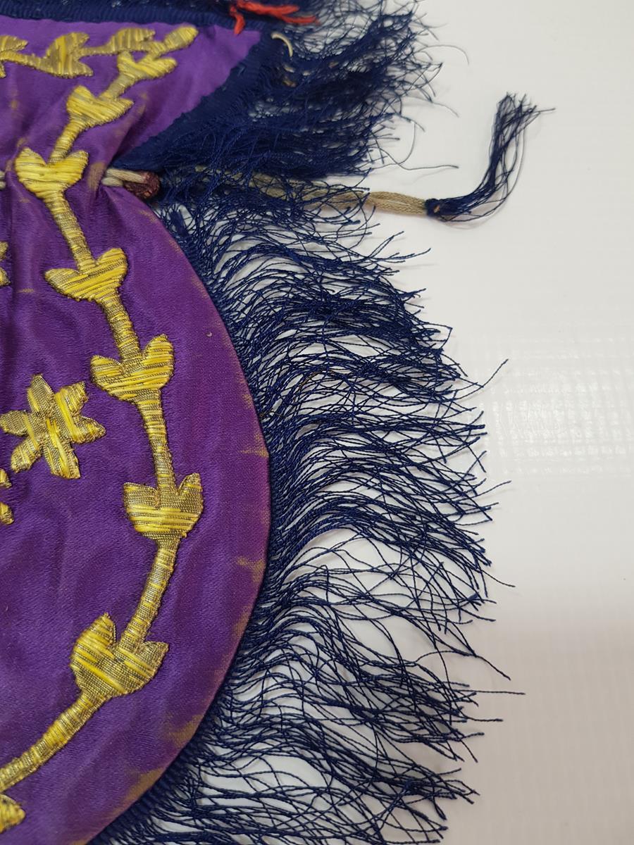 OSMANLI DÖNEMİ TUĞRALI VE AY YILDIZLI PARA KESESİ