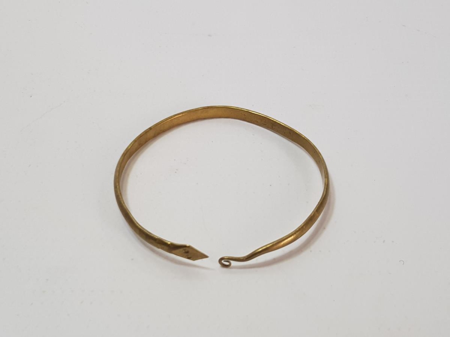 OSMANLI DÖNEMİ YILAN FORMLU RUM İŞİ PAZUBEND