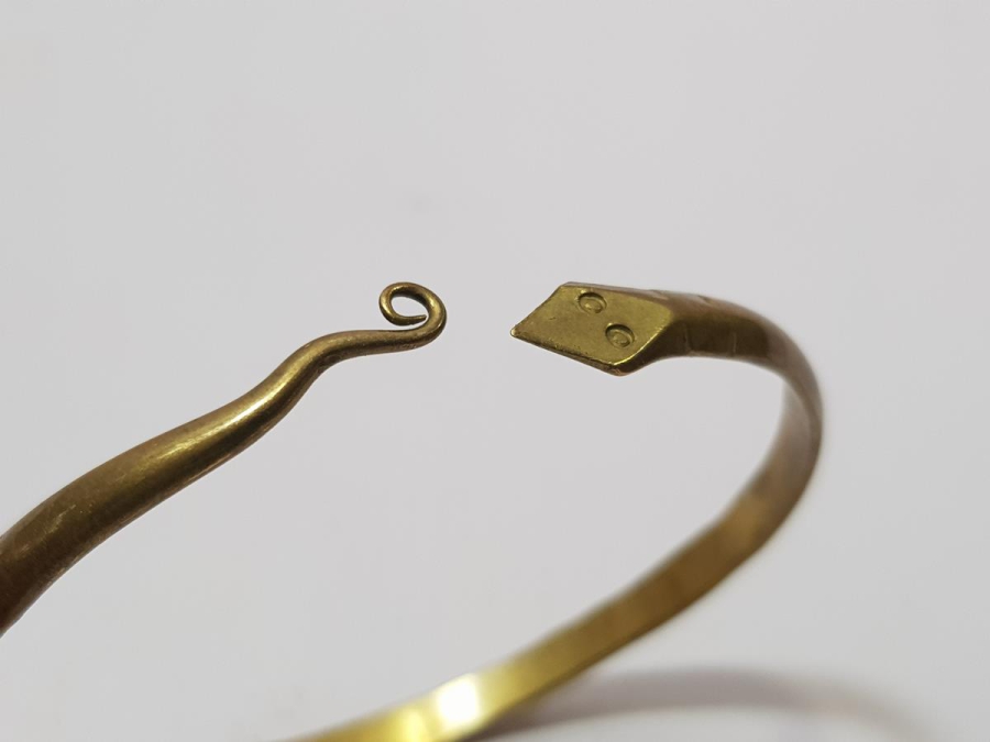 OSMANLI DÖNEMİ YILAN FORMLU RUM İŞİ PAZUBEND